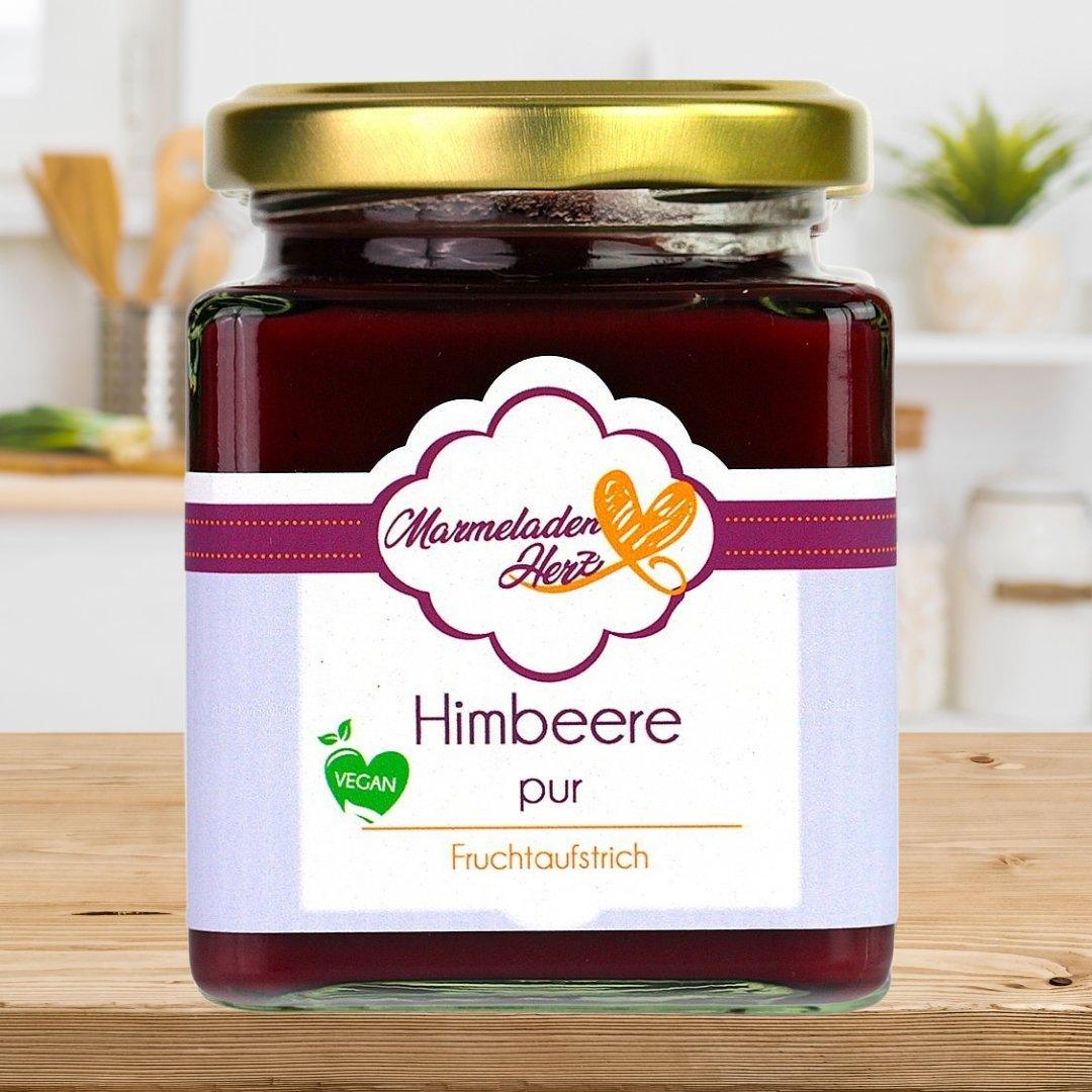 Himbeere pur Fruchtaufstrich - Marmeladenherz